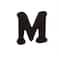 2.5" Black MDF Whimsy Letter by Make Market®